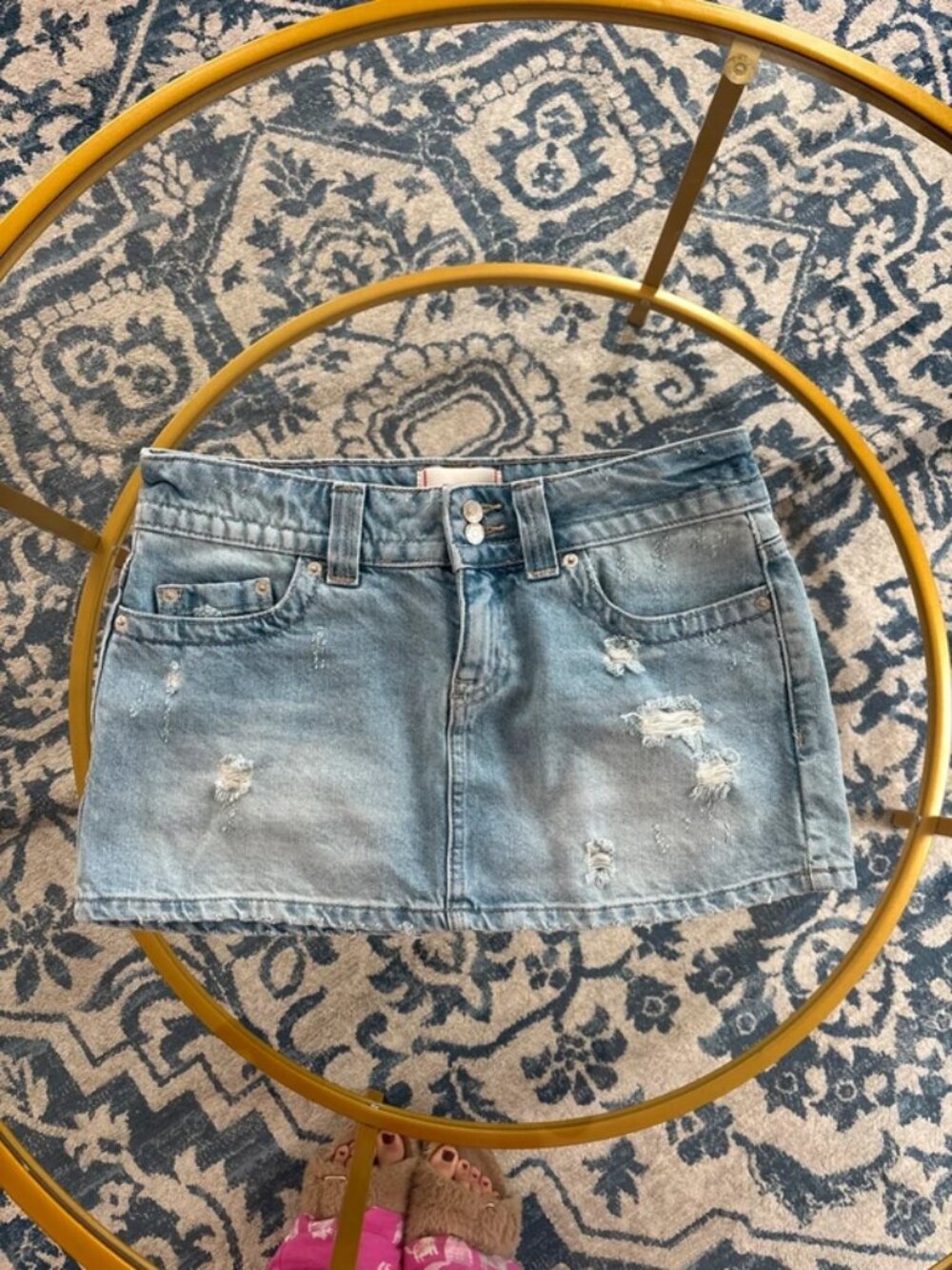 BDG denim mini skirt